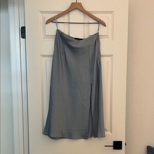 Cotton Candy LA Light Blue Midi Skirt